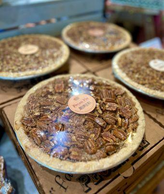 They have several types of pecan pie - this one is made with pecan halves