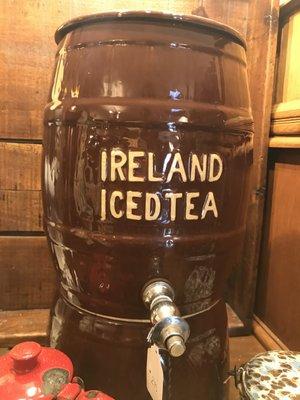 stone ware iced tea dispenser