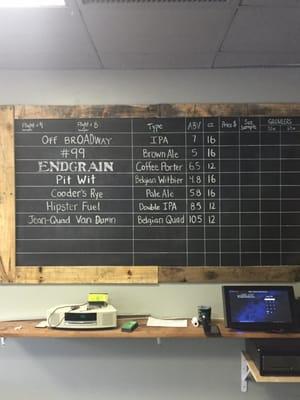 Beer list