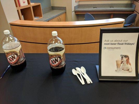 Root beer float Fridays? Heck yes