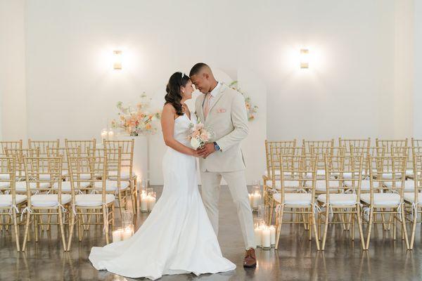 Wedding Ceremony in Crystal Ballroom