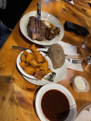 Special Sirloin with accompaniments