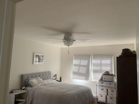 Ceiling fan installed by Pedro