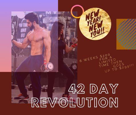 Our newest challenge! 6 Weeks Lifestyle Revolution!!! Regular price $299! For a limited time $200 until 18 December 2019!