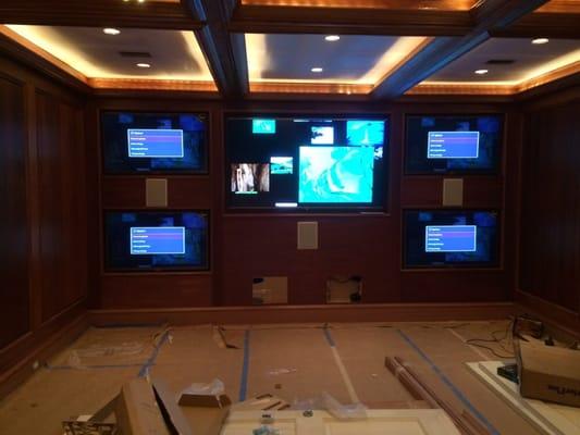 Startup on new media room for client