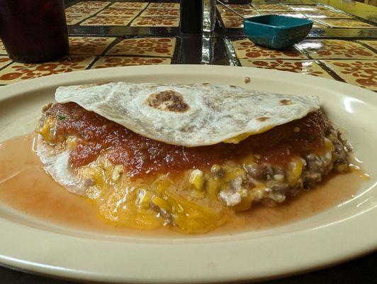 Bean Egg and Cheese Breakfast Taco