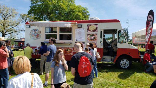 Chef's on Wheels selling really delicious Italian food