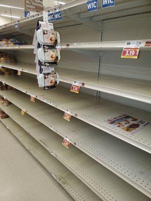 The stores are out of bread!