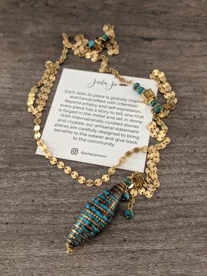 Gold and Turquoise necklace