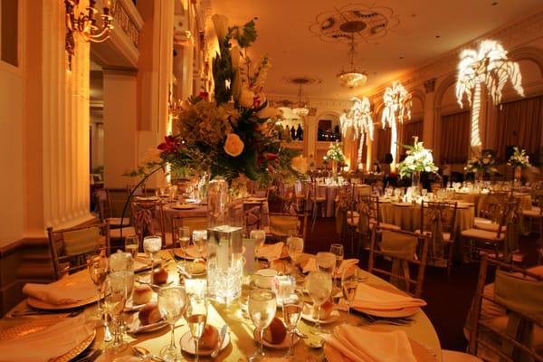 Wedding we designed at the Ballroom at the Ben in Philadelphia, PA