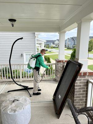 Gotta make sure we keep that patio pest free