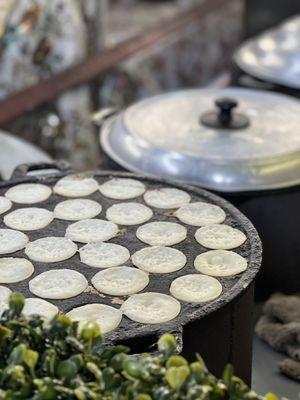 Mae Ting's Kanom Krok (Coconut pudding cake) are the best in LA!