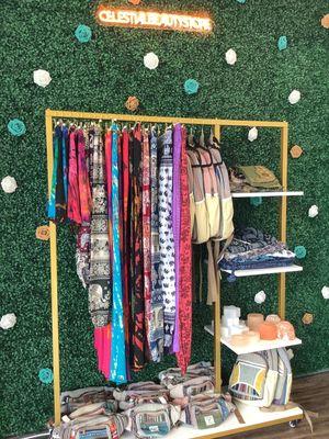 CBS Clothing Rack. Pants, bags, skirts, dresses and bags