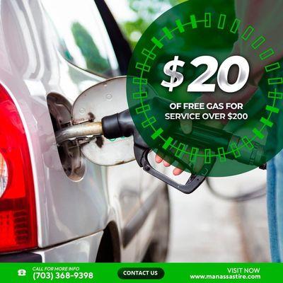 Earn Free Gas with this Offer