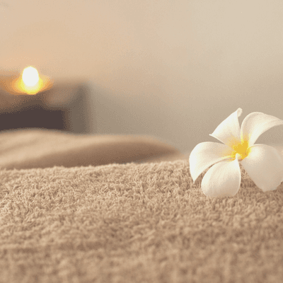 Clean beautiful massage studio