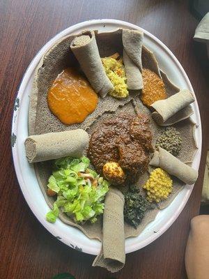 First time eating eritrean food and it was DELICIOUS. Not expensive at all, very tasteful and perfect amount of spiciness.