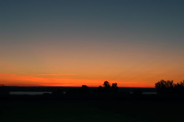 Sunrise over Seneca Lake as seen from Cobtree