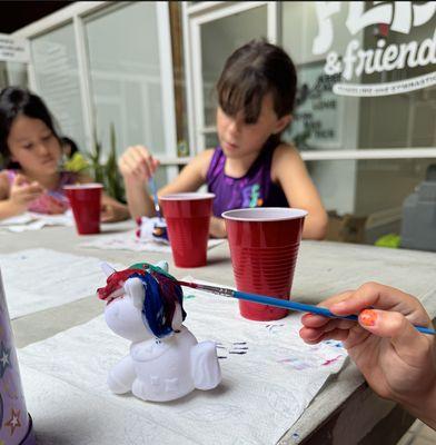 Gymnastics Summer Camp - Crafts break!