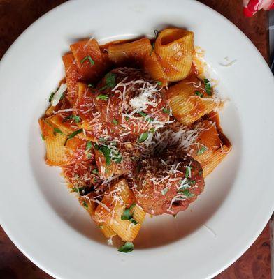 Rigatoni and Meatballs