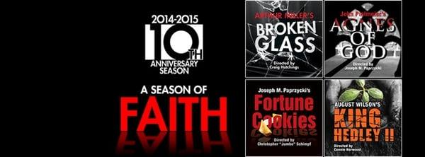 SCTC's 2014 - 2015 Season Featuring works by Arthur Miller, John Pielmeier, Joseph M. Paprzycki and August Wilson.