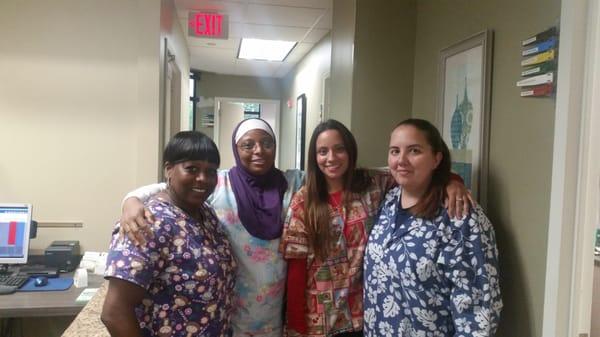 L-R: Latoya, Tahlisha, Jenny and Laura