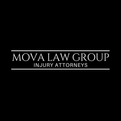 Mova Law Group, Injury Attorneys official logo. In need of a San Bernardino Personal Injury Lawyer? We're available 24 hours a day!