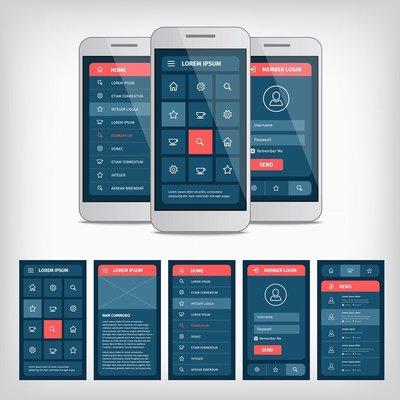 Mobile Apps UI Design Concept