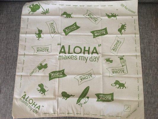 Aloha Makes My Day Bandana