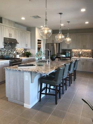 Kitchen with modern design.