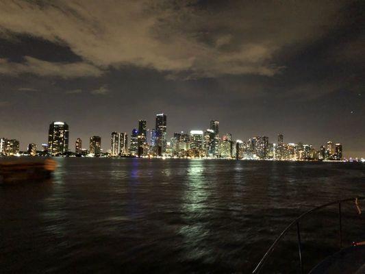 Our fantastic Miami skyline at night