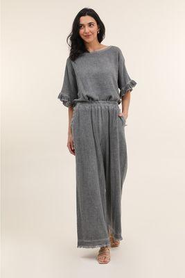 Cotton & Linen Pants-Tops