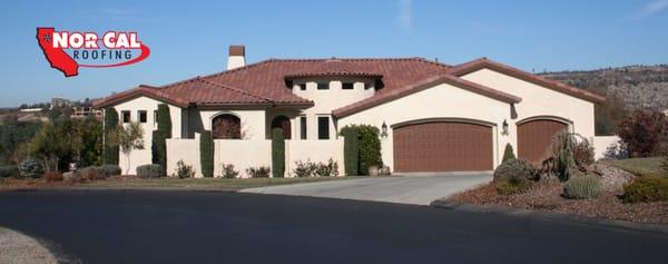 Nor Cal Roofing is Chico and Orland's first choice for Residential and commercial roofing. This is a Eagle "s" tile roof