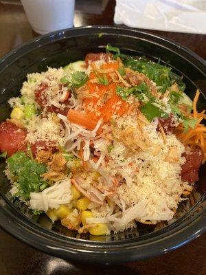 Tuna poke bowl