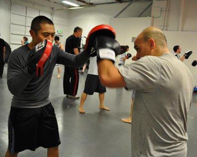 Filipino Boxing and Pad Work - MSDS specializes in Both Striking and Weapons