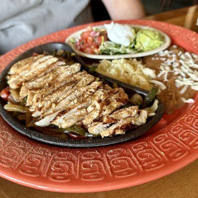 Chicken fajitas