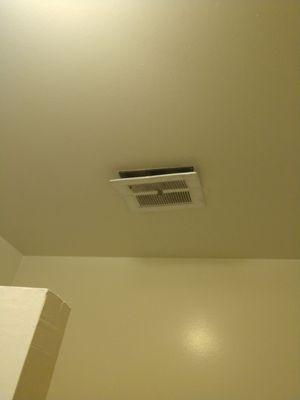 Falling from bathroom ceiling