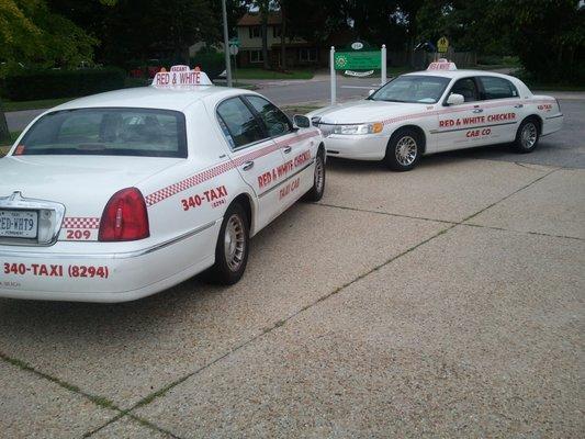 Red & White Checker Cab