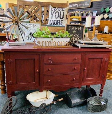 Consignment furniture; painted and gently used