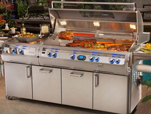 Gas and electric outdoor BBQ grills, Orange County, CA