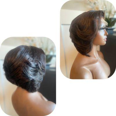 Layered Bob wig