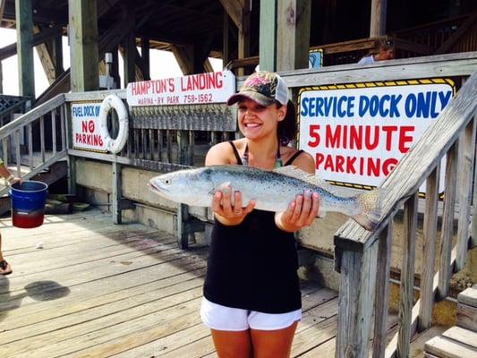 First time fishing! Not too shabby!