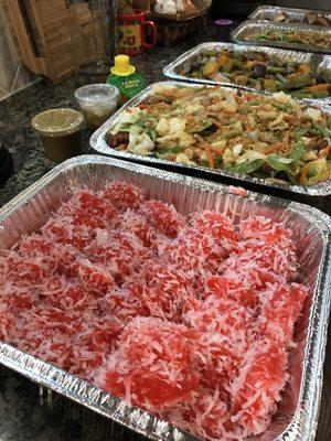 pichi pichi, pancit bihon, pinakbet, sisig, and Lechon kawali!