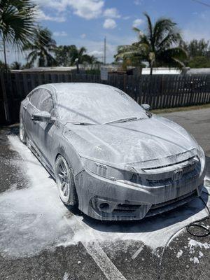 Exterior Foam Bath