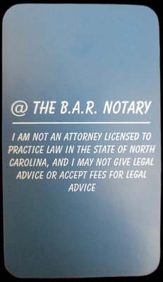 The B.A.R. Notary