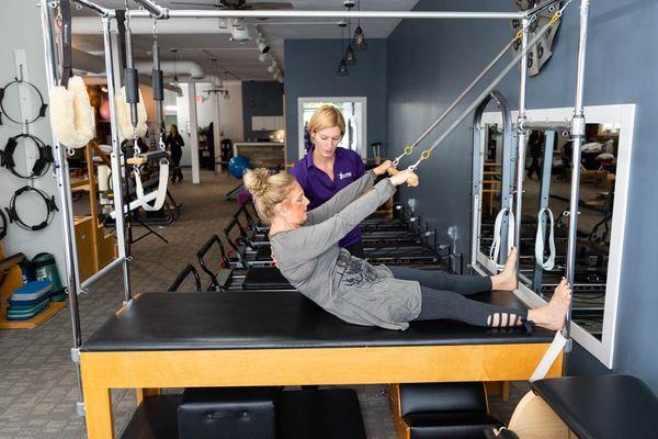 Pilates on the Cadillac Apparatus