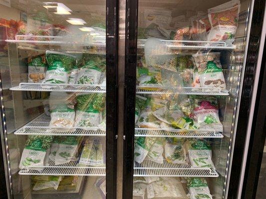 Frozen veggie selection