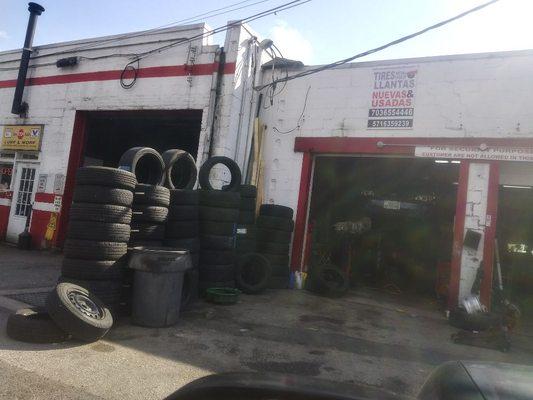 We do mechanic jobs.  and sale of tires