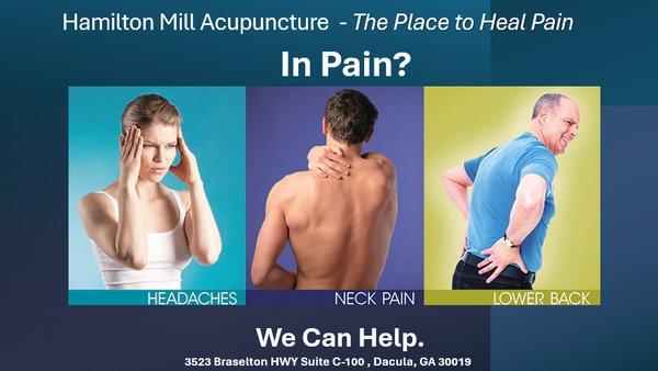 Hamilton Mill Acupuncture and Wellness - Pain Management Dacula GA