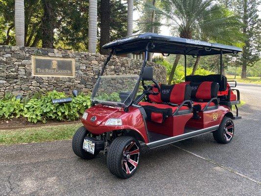 Enjoy the Carrier 6 throughout the Kapalua Resort