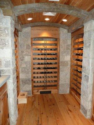 Wine Room, 
 Hearth Pine & Stone